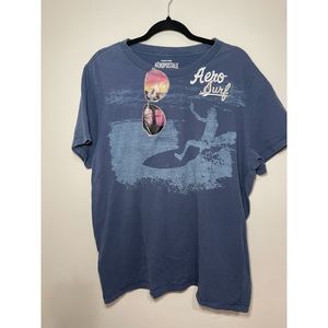 13‎ year old Aeropostale T-Shirt Size XXL Beach Scene "Surfs Up"